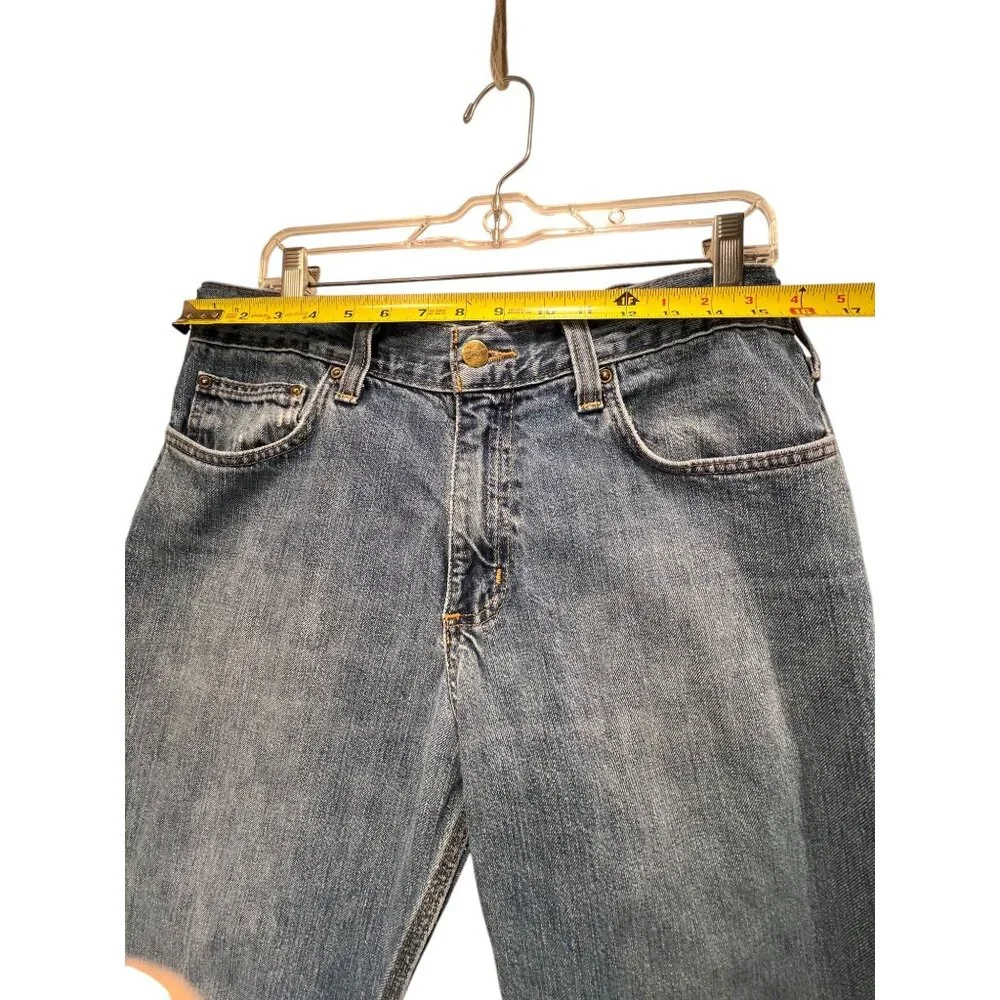 Carhartt Mens Blue Denim Straight Fit Jeans Relaxed Fit 34x34 Pants RN 14806 - Picture 13 of 15